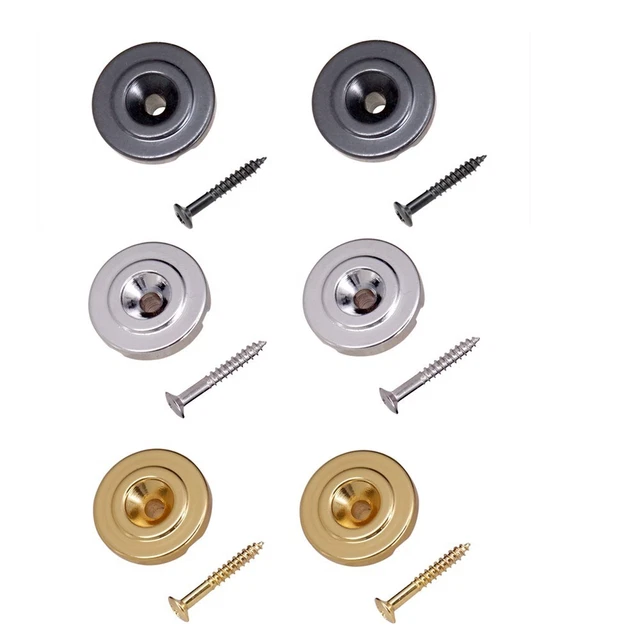 1 Paire De Fixations De Cordes En Métal Avec Vis Pour