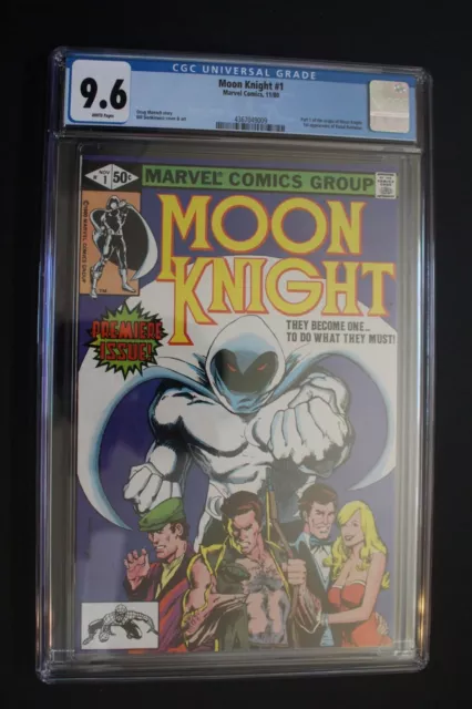 MOON KNIGHT #1 ORIGIN 1st SOLO 1980 Sienkiewicz 1st BUSHMAN MCU D+TV CGC NM+ 9.6