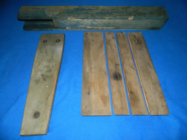 Antique Fairbanks Platform 1000 lb. Scales Wood Only -Post with Top and Platform