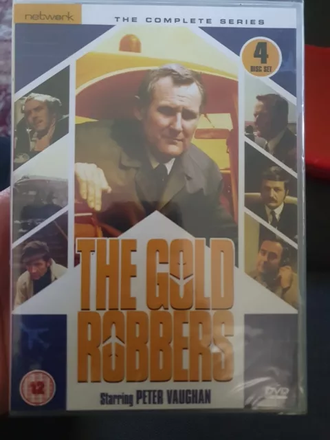The Gold Robbers Rare Dvd Complete Series Peter Vaughan British Police Drama