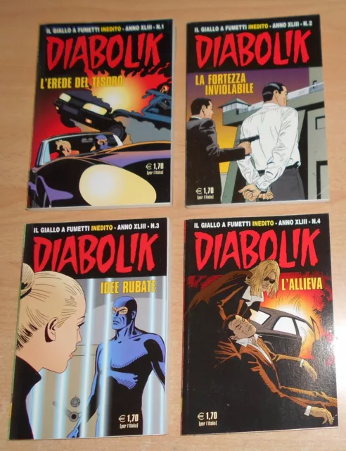 Ed.astorina  Serie  Diabolik  Anno  Xliii°  N°  1/12  Cpl  2004 Originale !!!!!