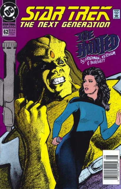 Star Trek: The Next Generation #62 Newsstand Cover (1989-1996) DC Comics