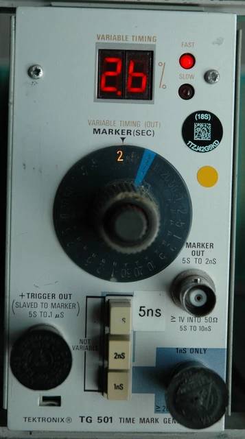 Tektronix TG 501 Time Mark Generator, Works Great! SN: B031004