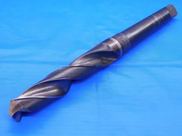 21 mm HSS TWIST DRILL BIT MORSE TAPER #2 SHANK 4 1/4 LOC 8 3/8 OAL MT2