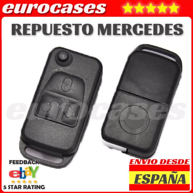 Mercedes Télécommande W124 W168 W202 W208 W210 A C E S Clé Clé Carcasse