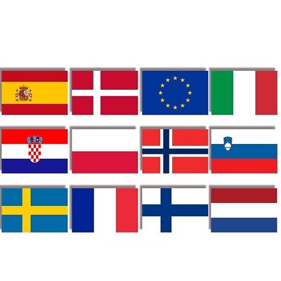 Schiff Gastlandflaggen Kroatien 2 Größen robuste Landesflaggen für Boot 