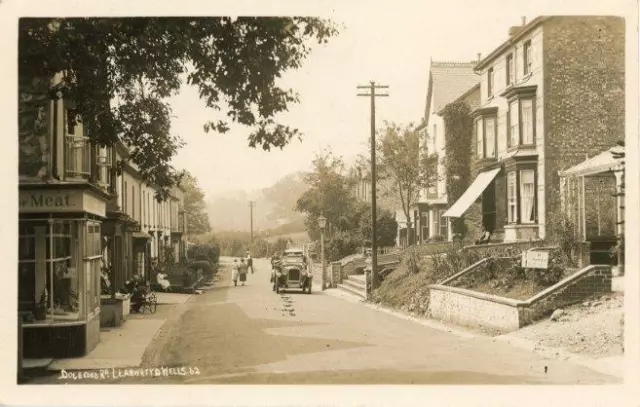 Real Photo Postcard Of Dolecoed Road, Llanwrtyd Wells, Brecknockshire, Wales