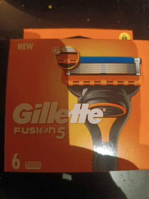 Lames Gillette Fusion 5 Rasoir Homme Paquet Rechanges Gilette Recharge Original