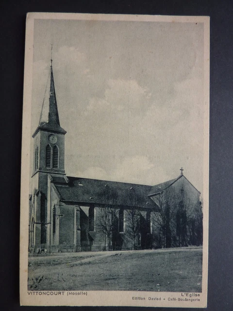 VITTONCOURT Moselle CPA 57 l'église