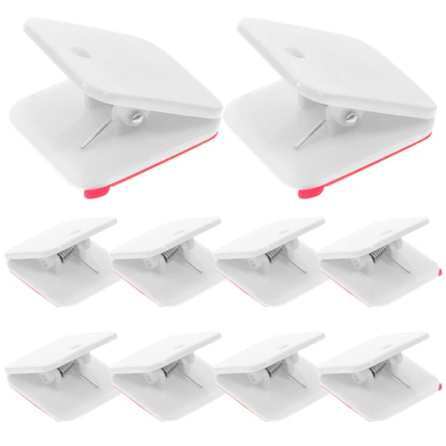 12 piezas Soporte de almohadilla de orina para perro Clips autoadhesivos de pared Clips de tapiz Entrenamiento para ir al baño