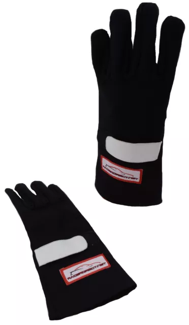 Ford Midgets Racing Sfi 3.3/1 Gloves Single Layer Driving Gloves Black Medium 2