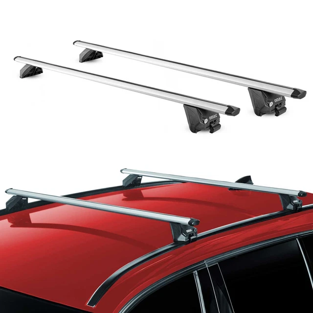 Barres De Toit Aluminium Pour Opel Crossland/Grandland X (2017-2025) - Gris - Porte-vélos, Coffre Compatible - 9