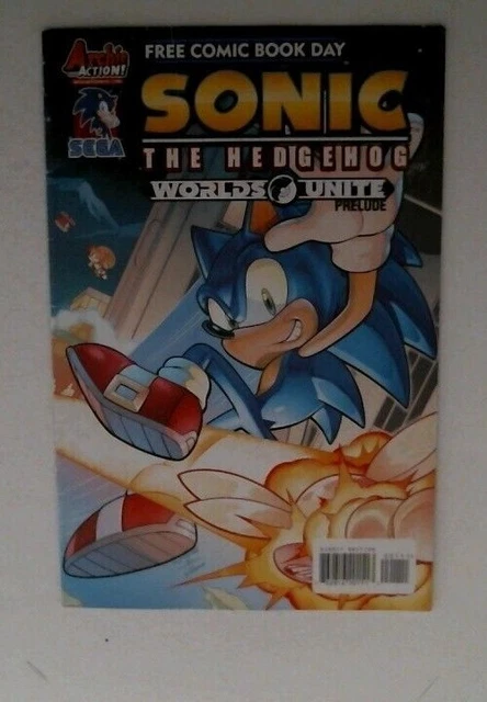 Sonic The Hedgehog Mega Man Worlds Unite - Prelude FCBD (2015) Archie