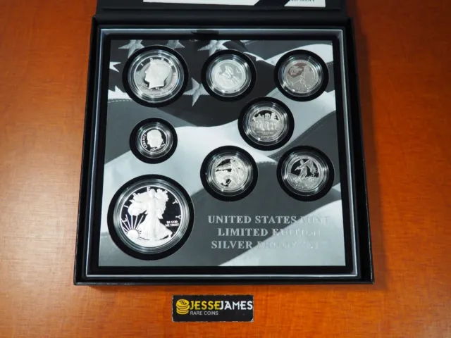 2016 W Proof Silver Eagle Limited Edition Proof Set 16Rc In Ogp 2