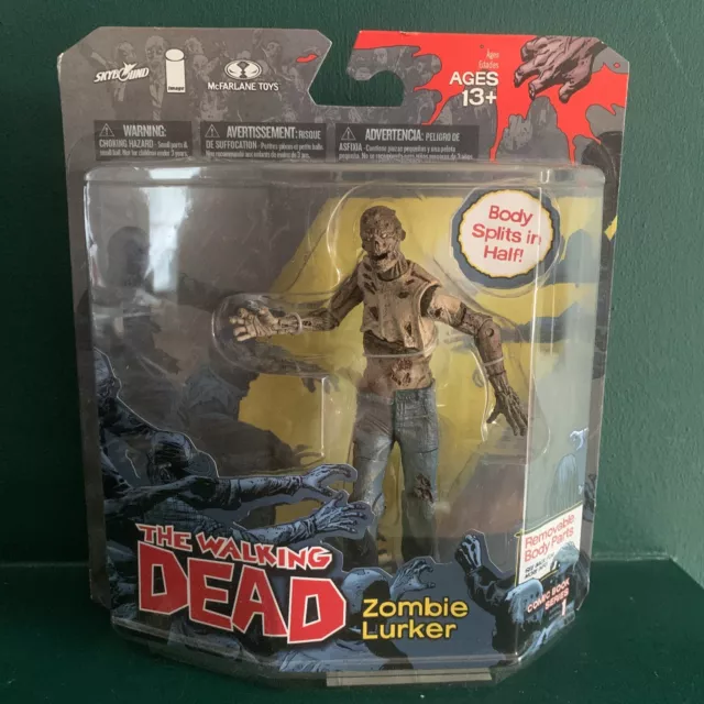 McFarlane Toys Walking Dead SERIES 1 Comic Series Zombie Lurker Figure Sealed