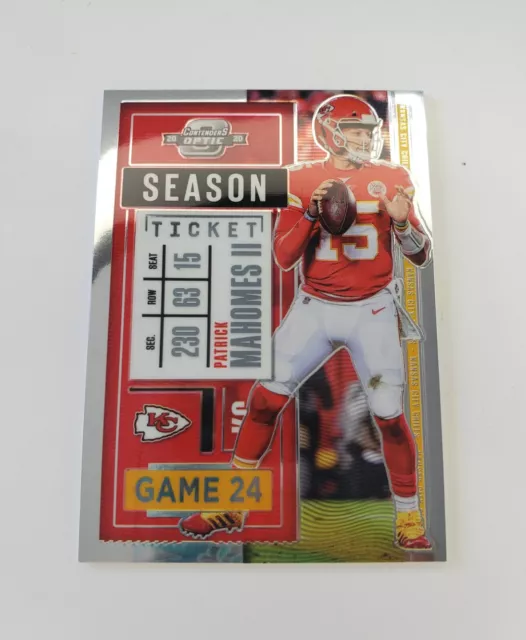 2020 Panini Contenders Optic Season Ticket #28 Patrick Mahomes II