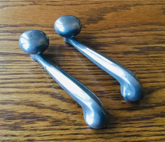 1930s~1940s DeSoto Chrysler WINDOW CRANK HANDLES vtg MOPAR interior
