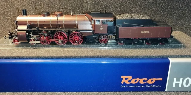 Locomotive vapeur HO Roco 62151 neuve K.Bay.Sts.B  - LIMITED EDITION