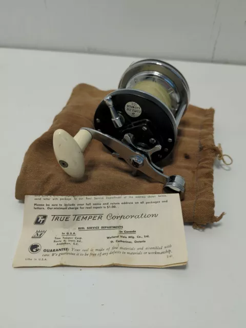 COZZONE Trout Reel 80 Yard German Silver & Hard Rubber with Original Rare  Box Circa-1922-31 — VINTAGE FISHING REELS
