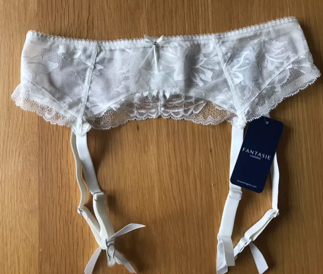 Fantasie Bronte Bridal Suspender Belt Size S Ivory BNWT