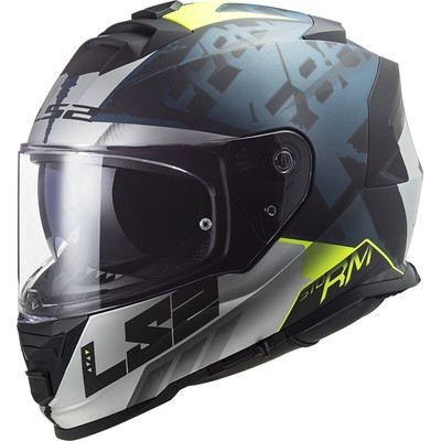 Noir Taille Graumatt L LS2 Moto Casque LS2 FF800 Tempête Plus Vite Couleur 59 