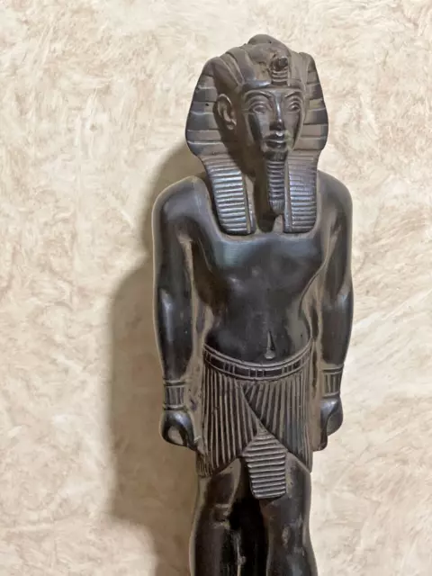 11 Zoll 1KG Seltene ägyptische Pharaonenstatue von König Ramses II Antike...