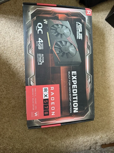 ASUS EXPEDITION AMD Radeon RX 570 4GB GDDR5 OC GAMING PCIe 3.0X16 ...