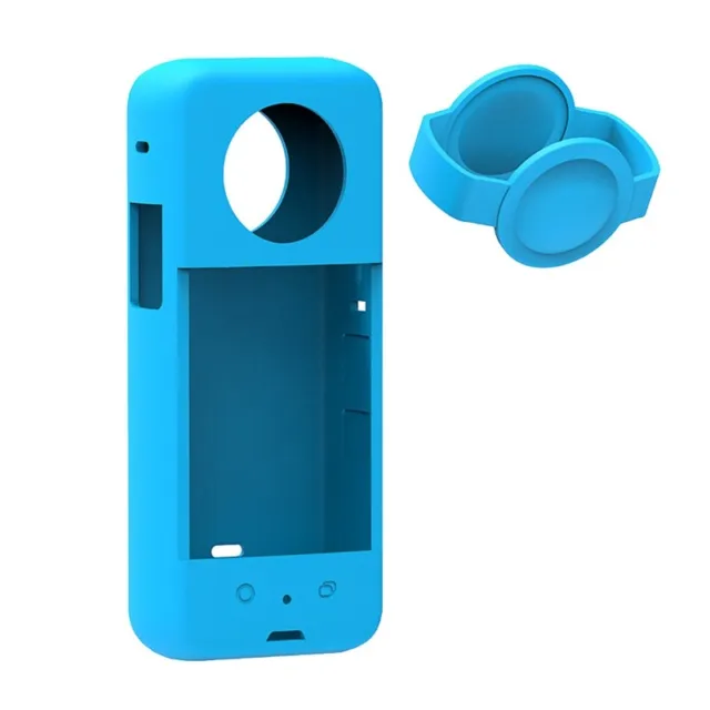 Silicone Case for Insta 360 X3 Panoramic Action Camera Dustproof Silicone  D3