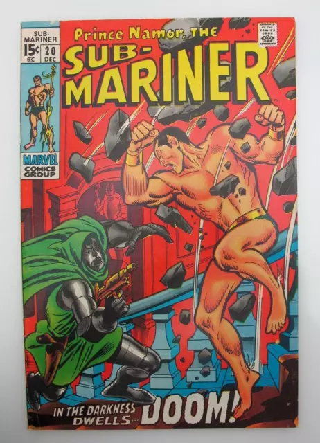 Sub-Mariner #20 Marvel Comics; Silver Age First Battle of Dr. Doom vs Namor