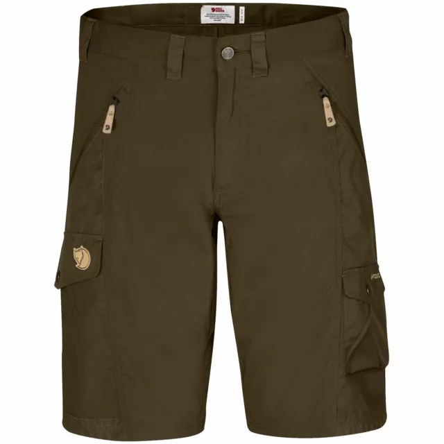 Fjällräven Abisko Shorts Herren-Wandershort Outdoor-Short kurze Hose Olivegrün