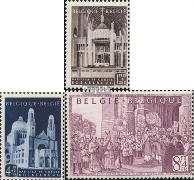 Belgique 925-927 neuf 1952 basilique Koekelberg