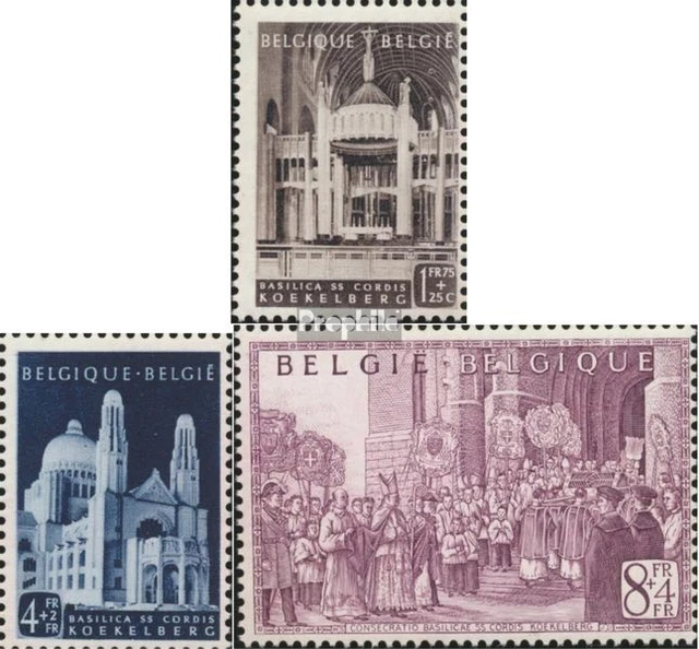 Belgique 925-927 neuf 1952 basilique Koekelberg