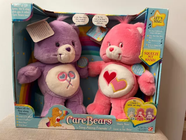 Care Bears Sing-Along-Friends Share Bear & Love A Lot Bear Vintage