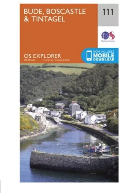 brand new os explorer map 111 st austell & liskeard