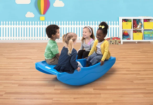NEW Simplay3 Rocking Bridge Teeter Totter Seesaws and Bridge for Toddlers