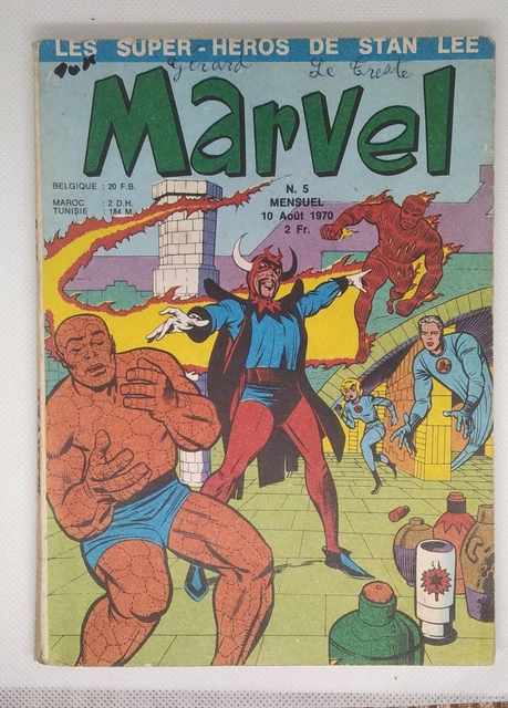 MARVEL n° 1 - Edition Originale LUG 1970 STAN LEE BD vintage MARVEL n° 1 - Edition Originale LUG 1970 STAN LEE BD vintage