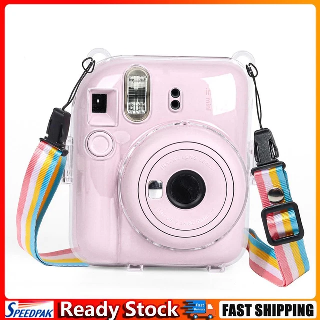 Mini Camera Bag PC Crystal Protective Shell Transparent for Camera Instax Mini12