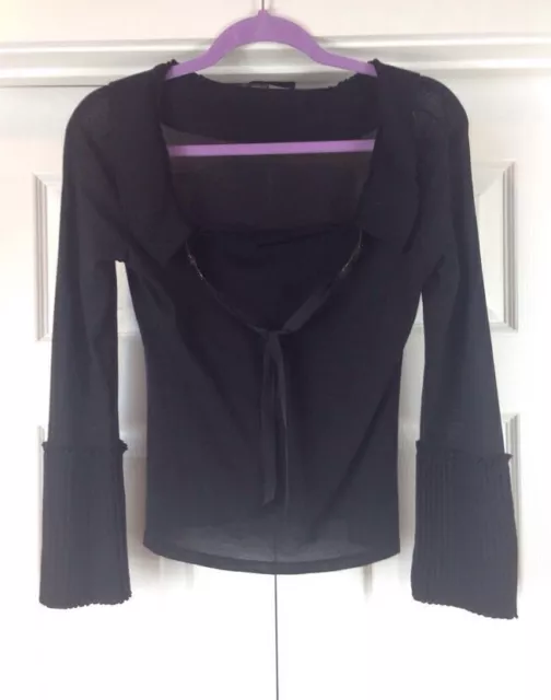 Alberta Ferretti  Womens Black Sweater Size 4