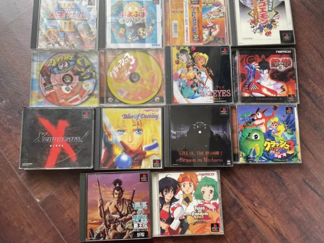 japanese ps1 games lot