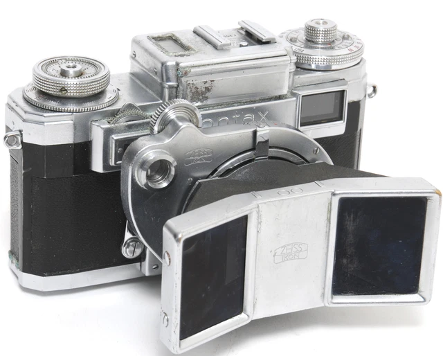 Contax Stereotar C 810/01 with prism attachment 810/02 and Contax camera...