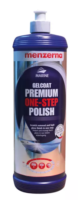 MENZERNA MARINE GELCOAT One-Step Polish Politur Bootspolitur Bootspflege 250 ml