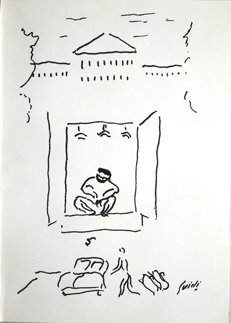 Virgilio Guidi - Litografia 2  - Litografia Originale Firmata In Lastra