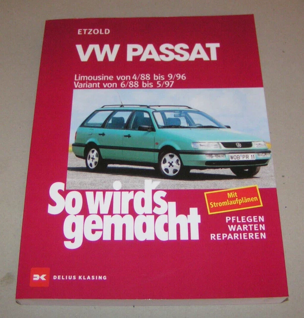 Instrucciones Servicio / Manual VW Passat B3 Tipo 35i De 10/1988