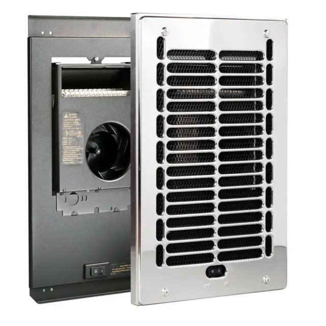 Cadet RBF Fan-Forced Electric In-Wall Heater 120V 1000-Watt w/ Automatic Shutoff