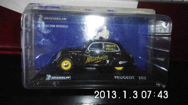 Voiture michelin -peugeot 202 -blister neuf