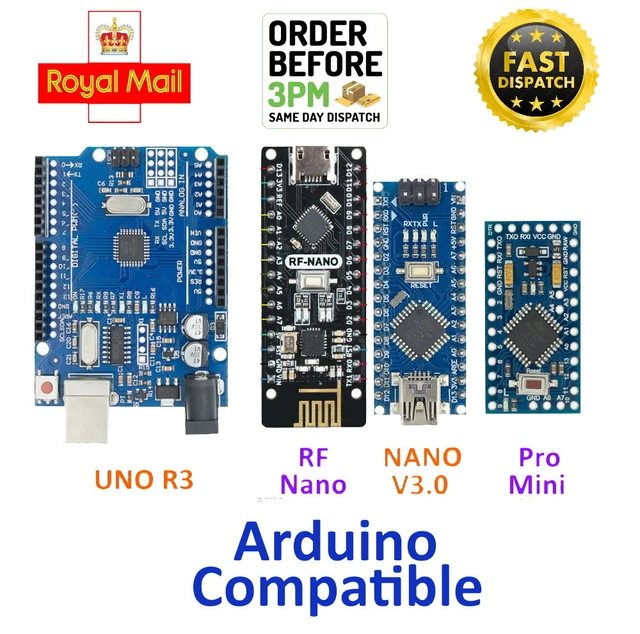 NANO V3 ARDUINO Compatible with Pro Mini UNO R3 NOT CLICK BAIT FOR A ...
