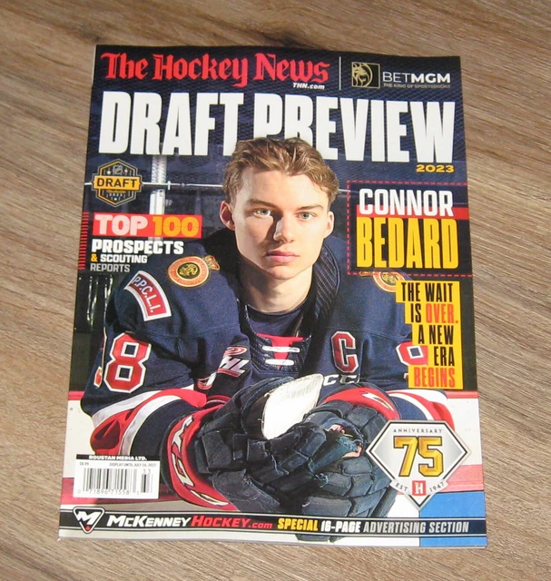 HOCKEY NEWS 2023 Draft Preview magazine CONNOR BEDARD Adam Fantilli 26