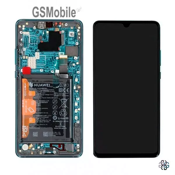 Original Display Ecran LCD Batterie Cadre Huawei Mate 20 X 5G EVR-N29 Vert