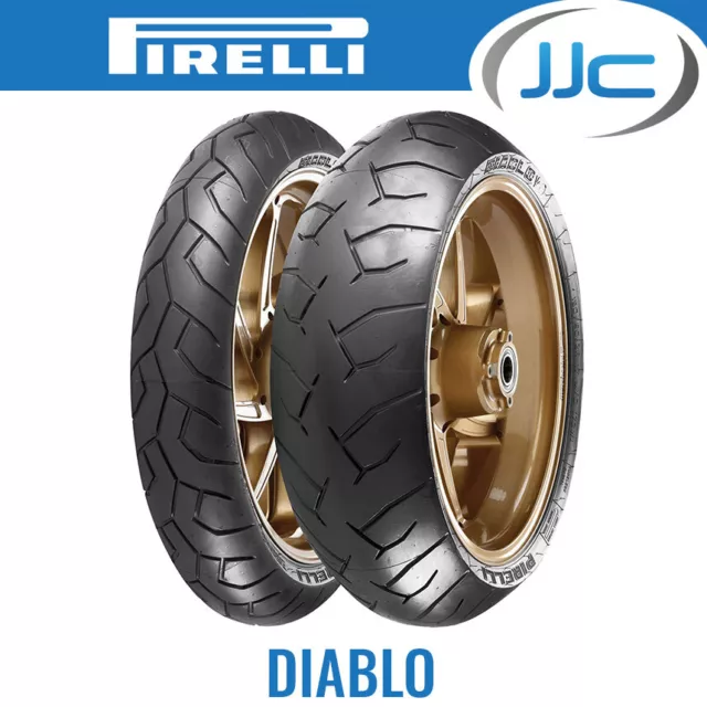 Pirelli Diablo Performance Motorbike Tyres Pair 120/70/17 58W & 180/55/17 73W