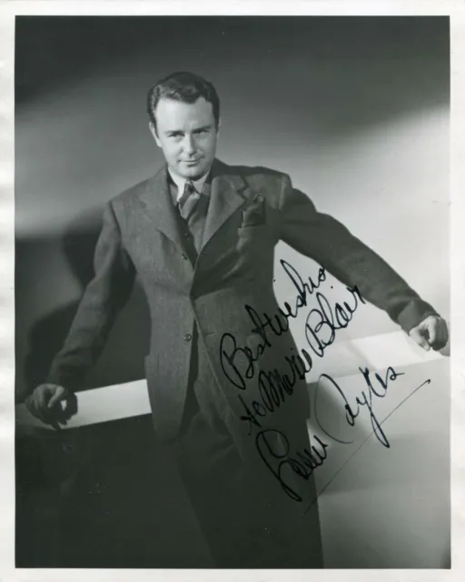TOP ACTOR Lew Ayres autograph, signed vintage studio photo
